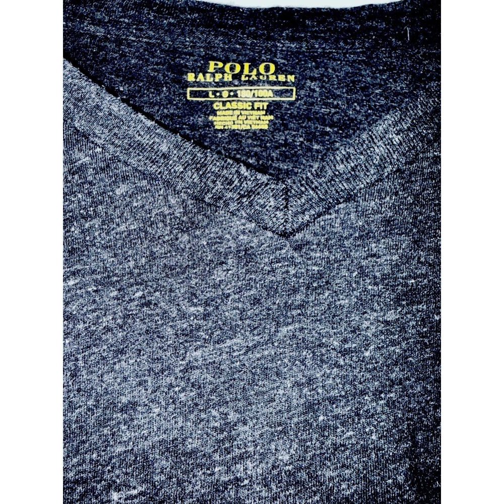 Men's Polo Ralph Lauren V-Neck Tshirt‎ Large - Picture 2 of 2